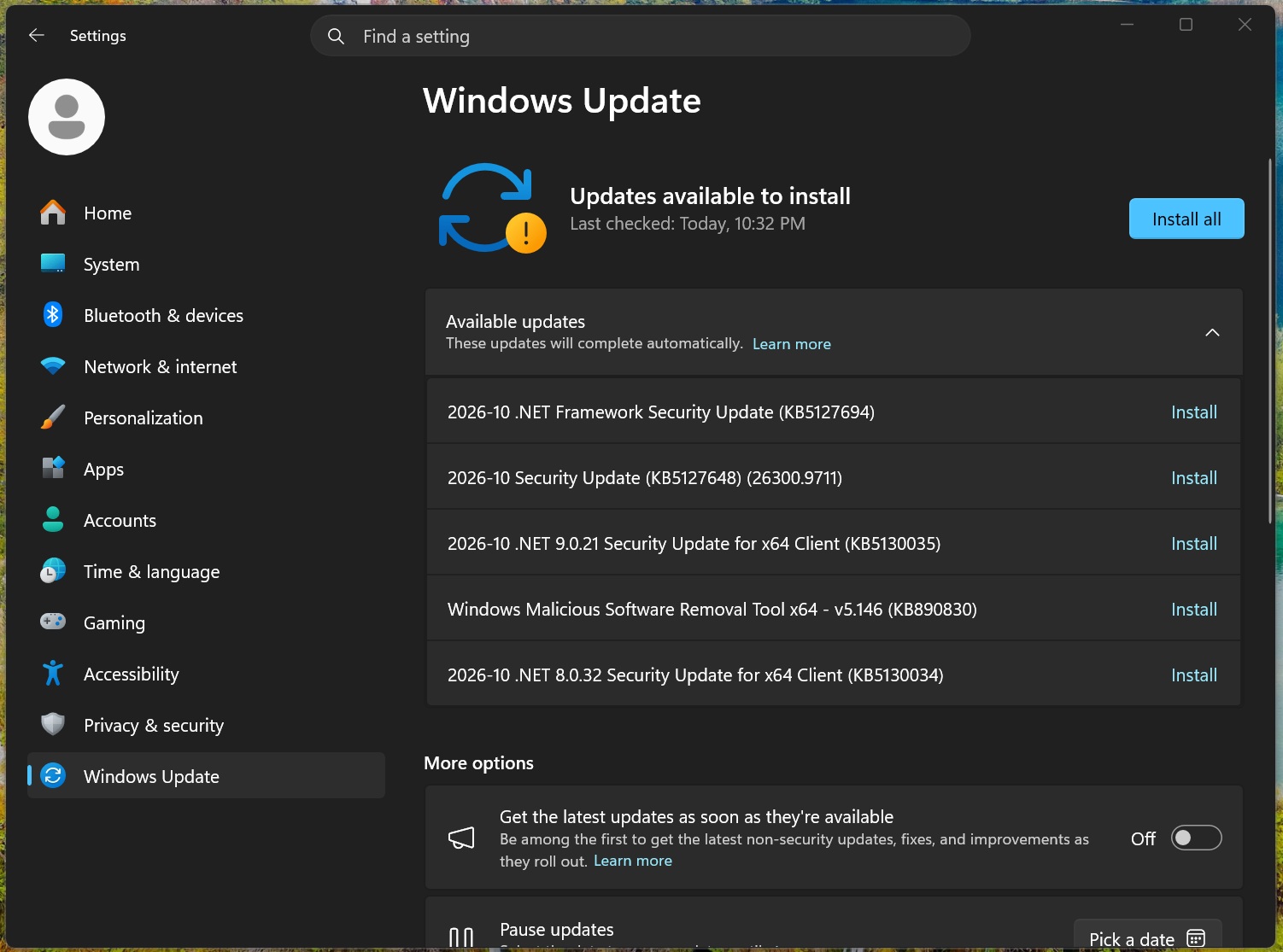2026-10 Security Update (KB5127648) (26300.9711)