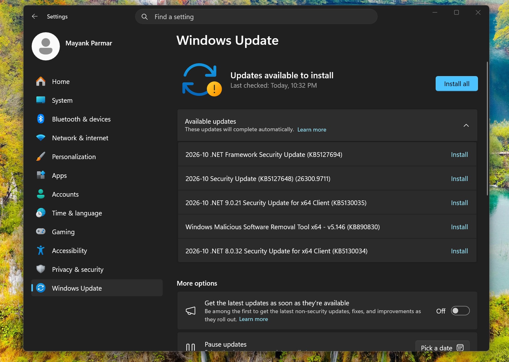 Download Windows 11 October 2026 Update