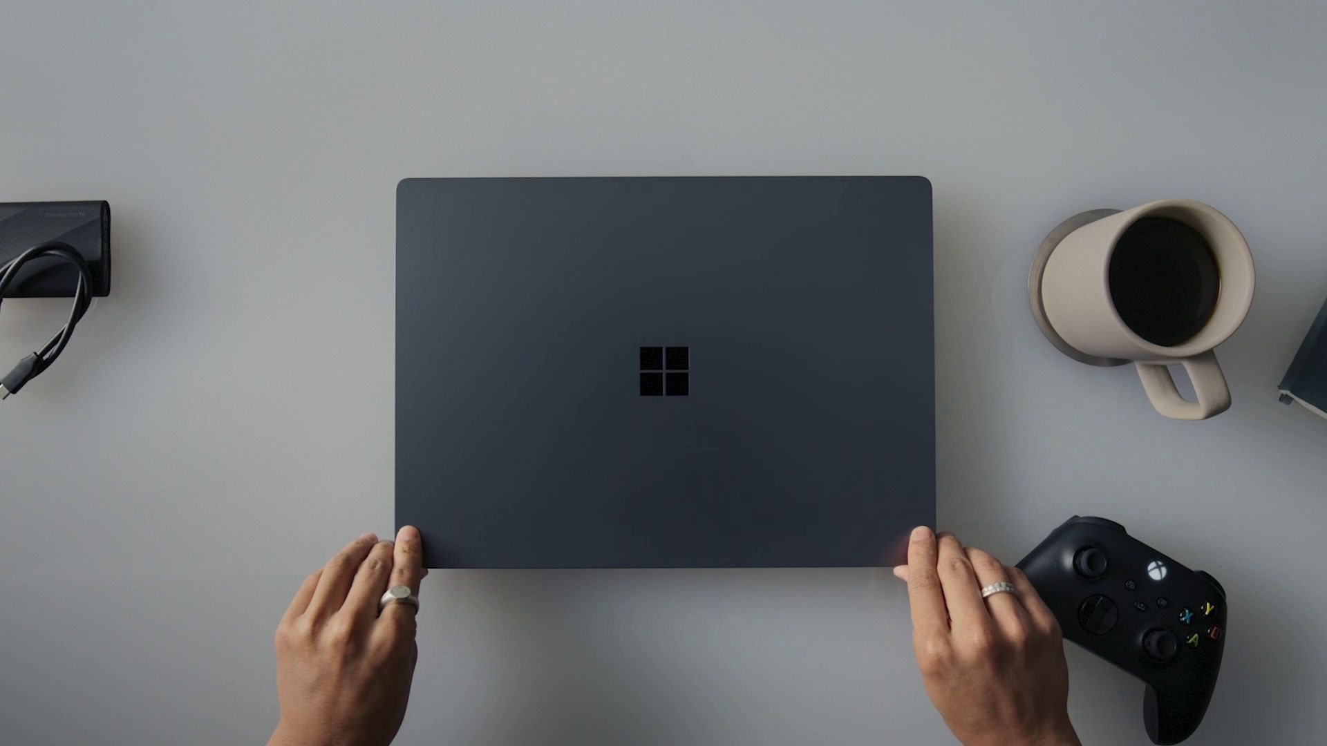 Microsoft Surface Laptop Ultra in Nightfall with NVIDIA RTX Spark