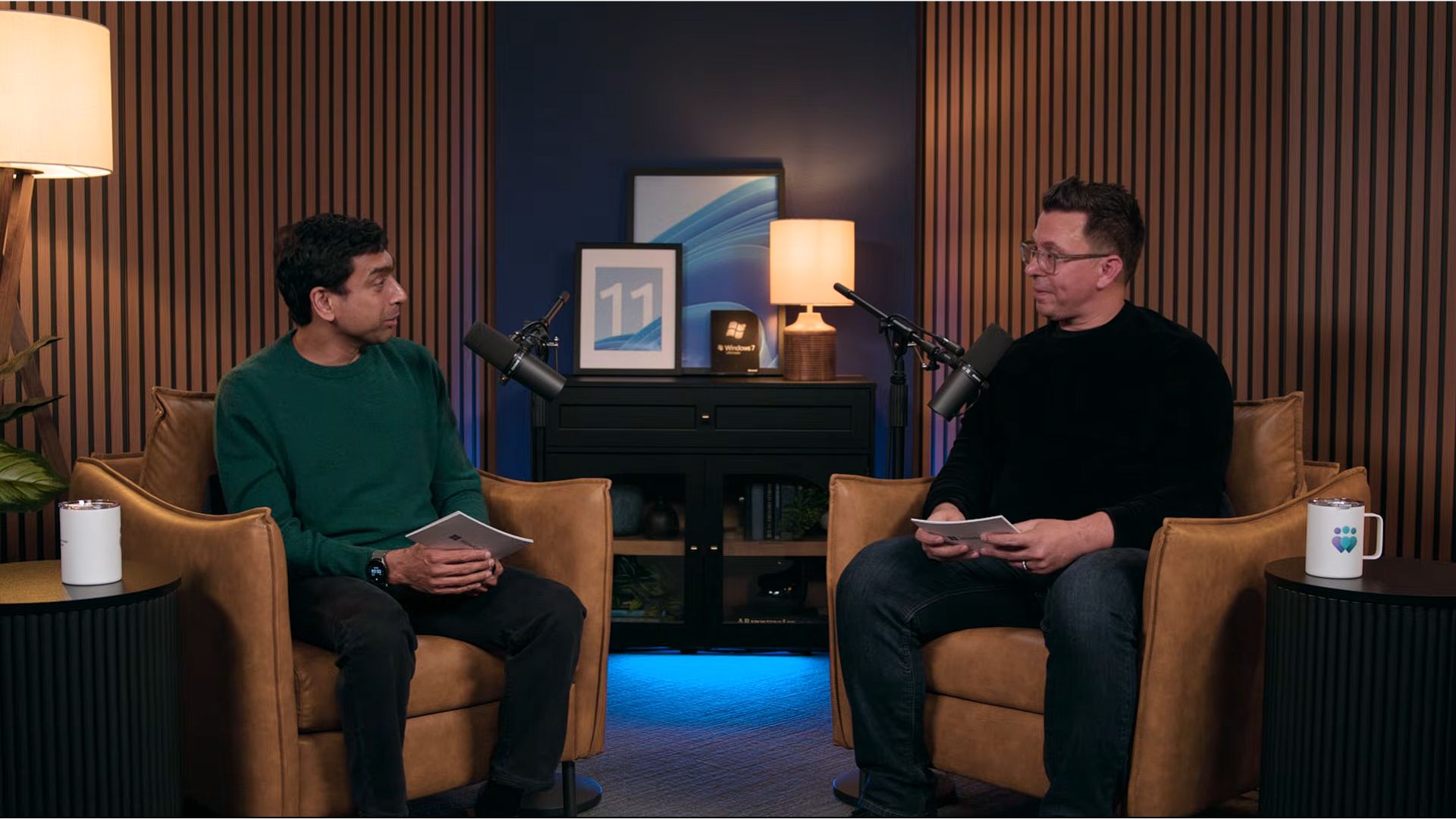 Pavan Davuluri and Marcus Ash in the Inside Windows Podcast