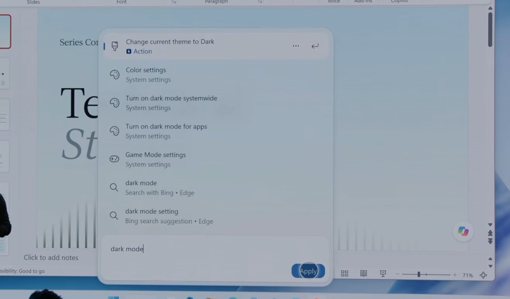 Windows 11 new Search UI